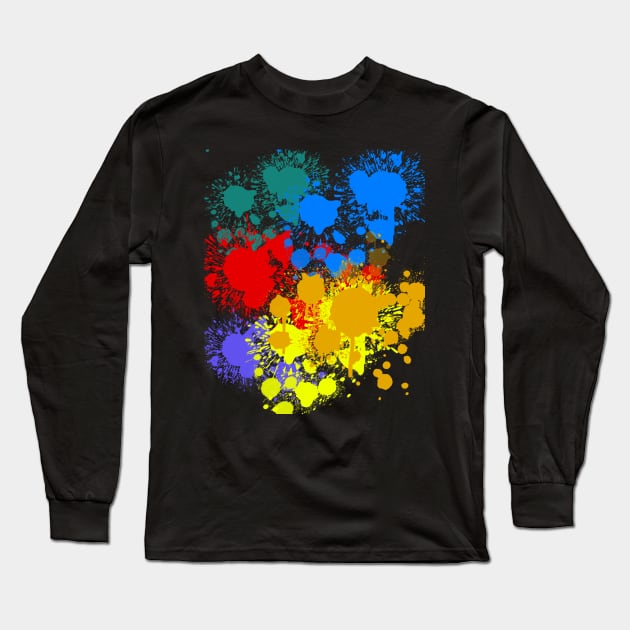 Paintball Long Sleeve T-Shirt by Dojaja